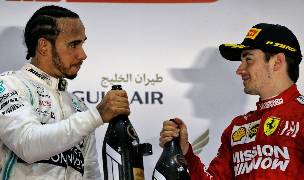 Lewis Hamilton ja Charles Leclerc