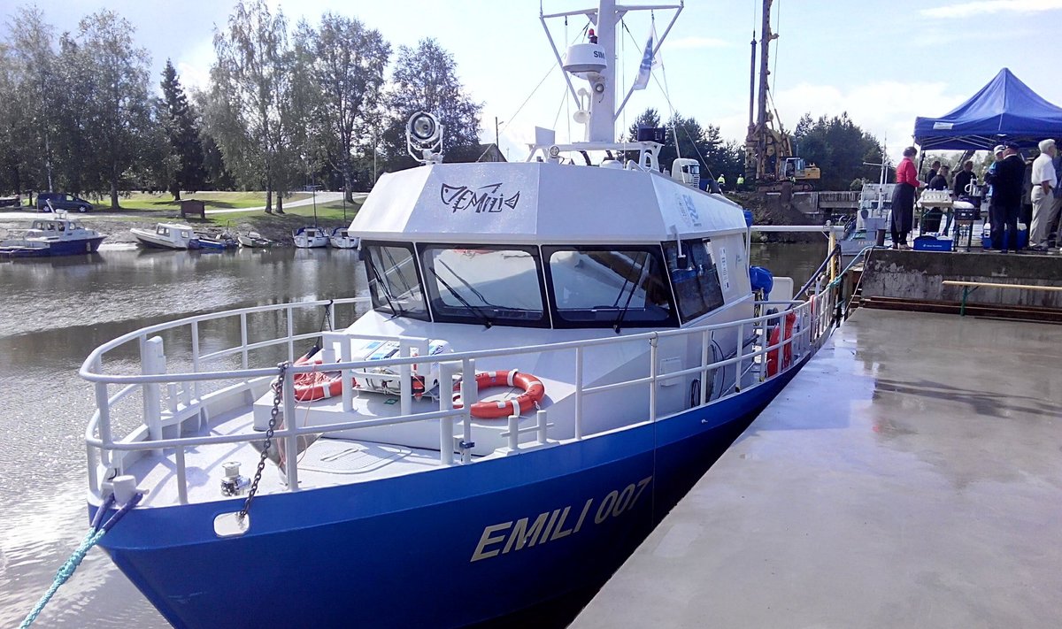 Uurimislaev Emili 007 ehitati Saaremaal Nasval asuvas Baltic Workboats Shipyard laevaehituskojas
