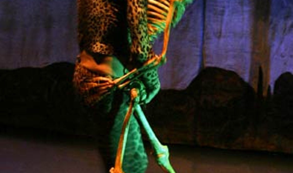 Mark Tomkins skeletiga: Tema etendus “Song and Dance” lõpetab “Baltoscandali” teatrifestivali 19.06. ANTOINE GIRARD