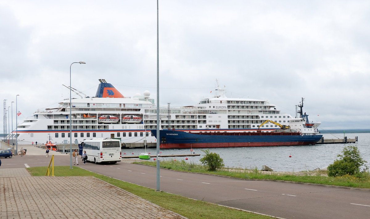 Laevad Saaremaa sadamas tänavu juulis