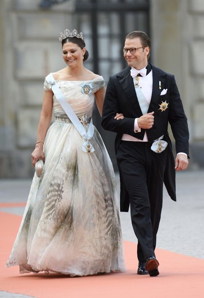Kroonprintsess Victoria ja prints Daniel prints Carl Philipi pulmas