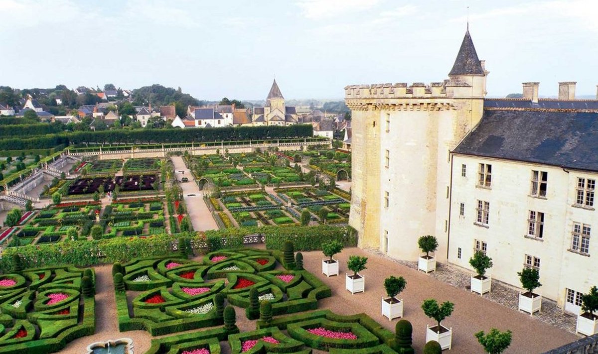 Prantsusmaa kuulsaim aed on Villandry. Seda on taastanud Carvallo perekonna neli põlvkonda. 