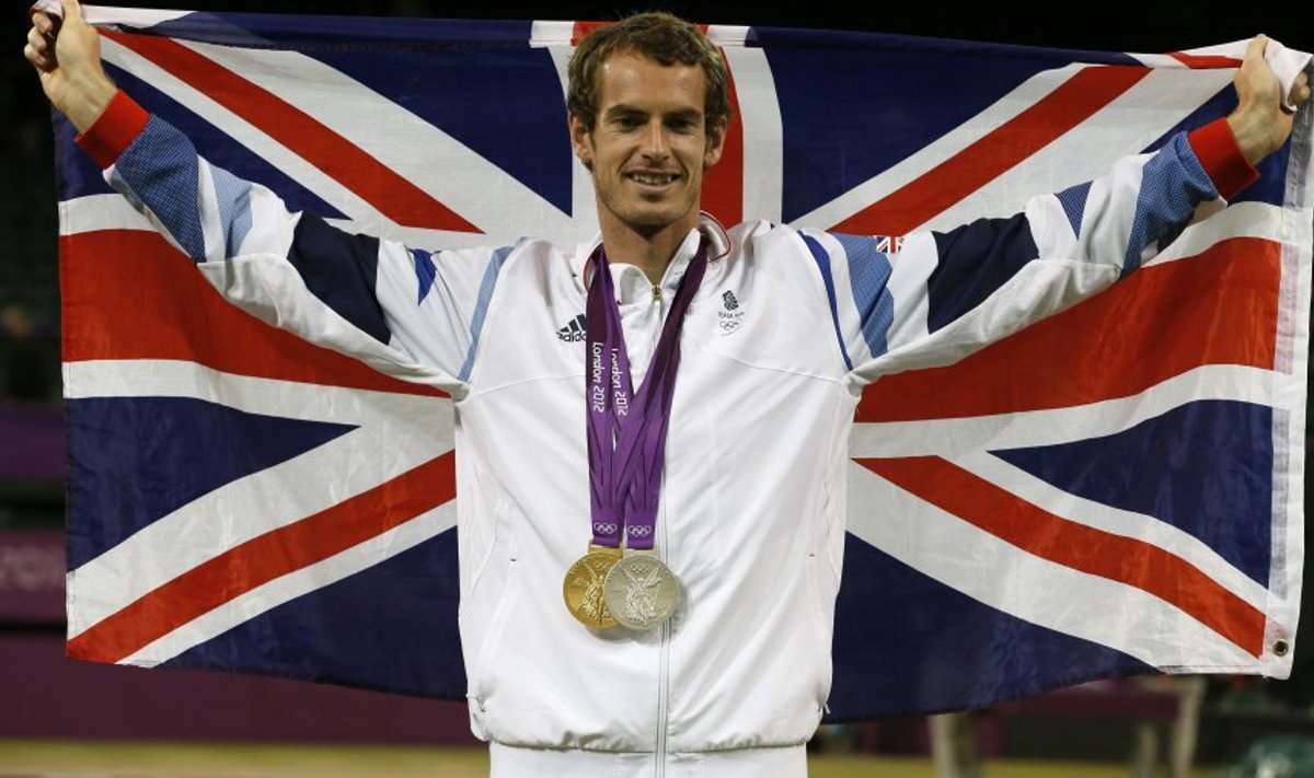 Andy Murray Londoni olümpial.