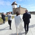 FOTOD | President Karis käis Euroopa päeva puhul Narva muuseumi uudistamas