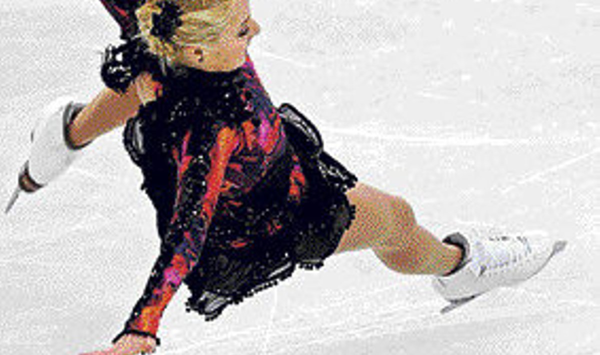 Olümpial ei tahtnud Jelena Gleboval kolmekordne salchow kuidagi välja tulla.