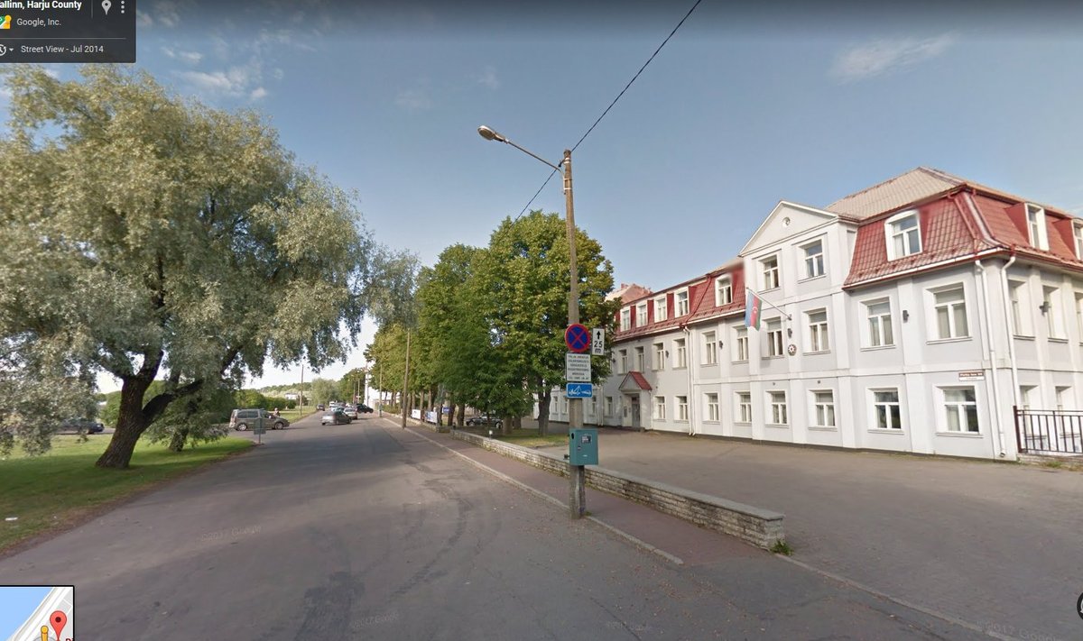 Tallinn, Pirita tee 20 juures (Google Street View ekraanitõmmis)