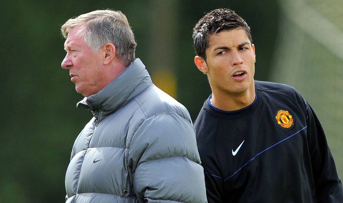 Sir Alex Ferguson ja Cristiano Ronaldo