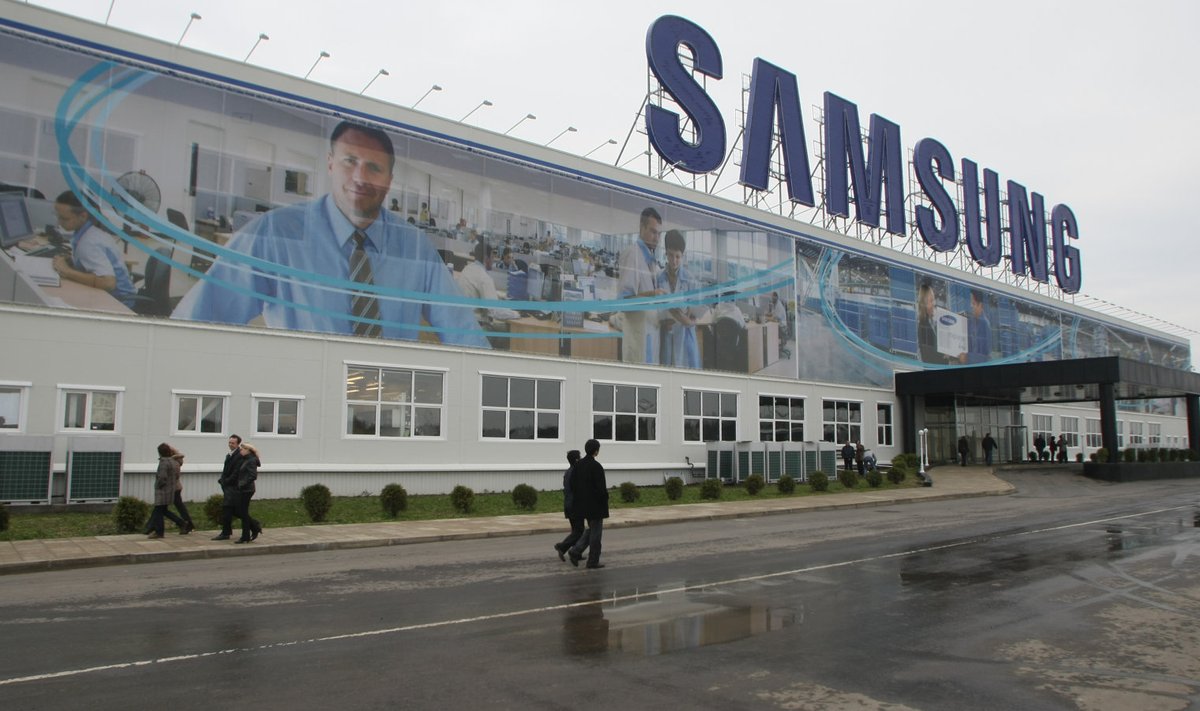 Samsungi tehas Venemaal Kaluuga lähedal. 