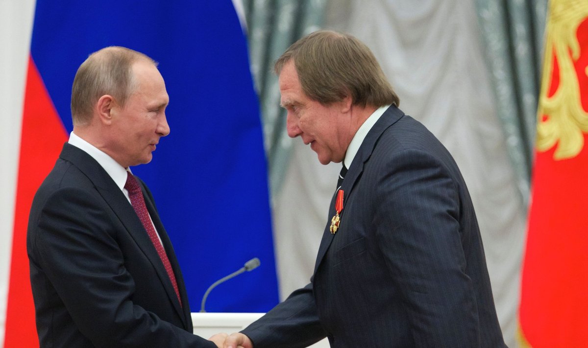 Venemaa president Vladimir Putin (vasakult ) ja Sergei Roldugin.