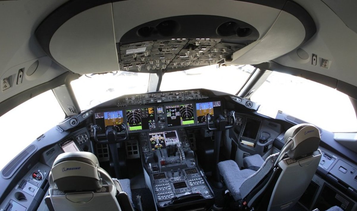 Boeing 787 Dreamlineri kokpit