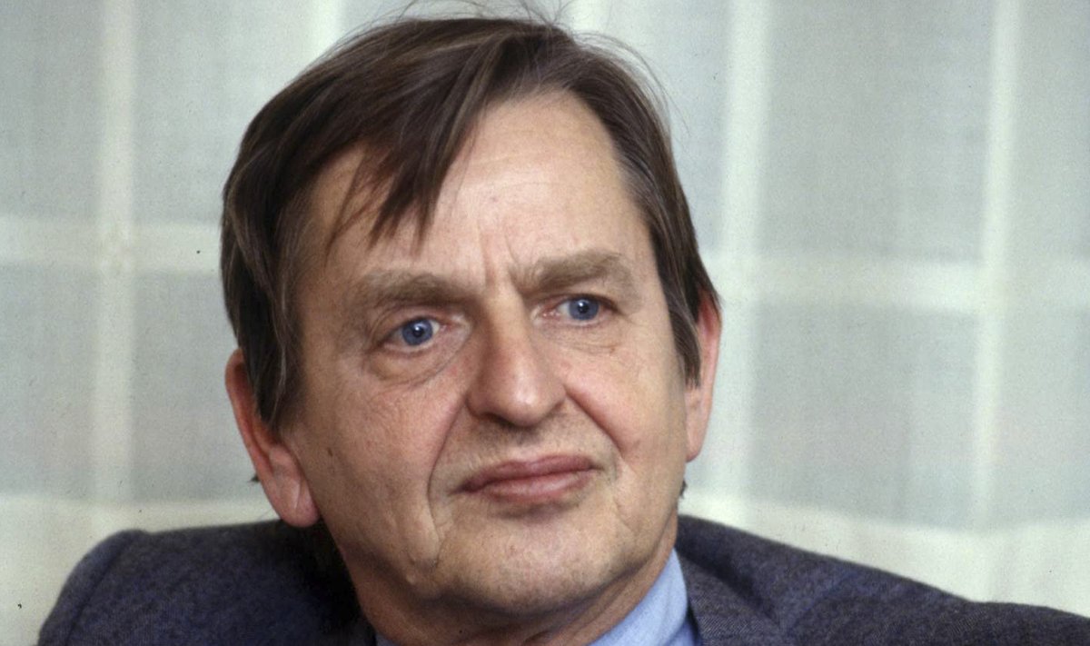 See ülesvõte Olof Palmest pärineb aastast 1984.