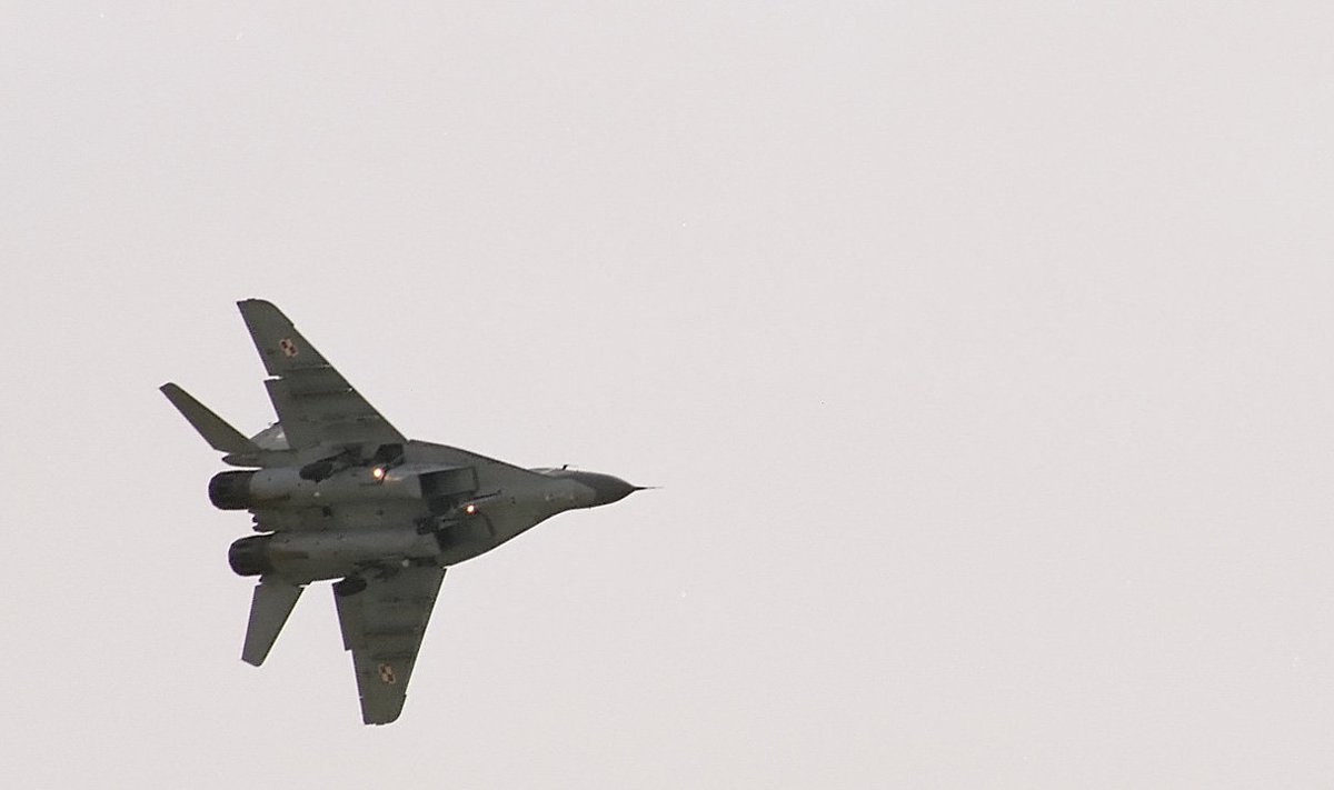 Illustreerival eesmärgil: Poola õhujõudude MiG-29 kunagisel lennušõul. (Foto: Wikimedia Commons / Przemyslaw "Blueshade" Idzkiewicz)