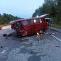СТРАШНЫЕ КАДРЫ | При аварии с микроавтобусом под Воронежем погибли восемь человек