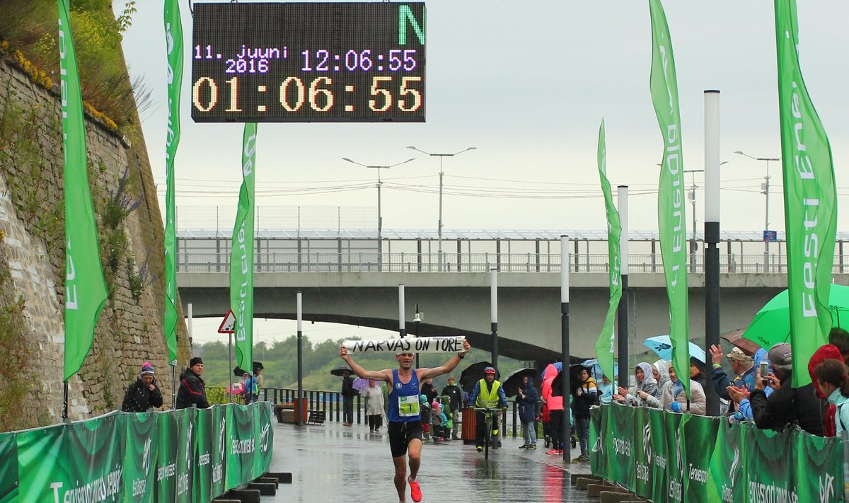 Narva Energiajooks 2016 Tiidrek Nurme finish 