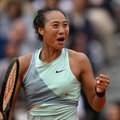 Üllatused jätkuvad: nooruke hiinlanna alistas French Openil endise esireketi