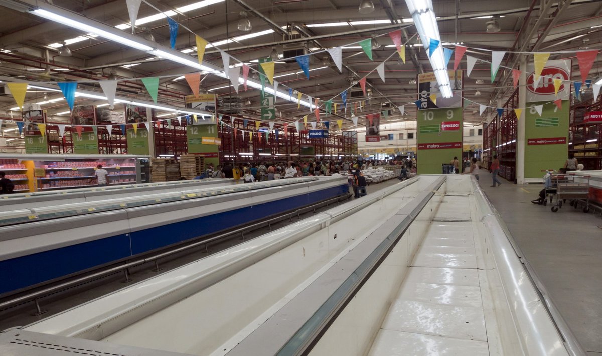 Külmlett Caracase Makro supermarketis