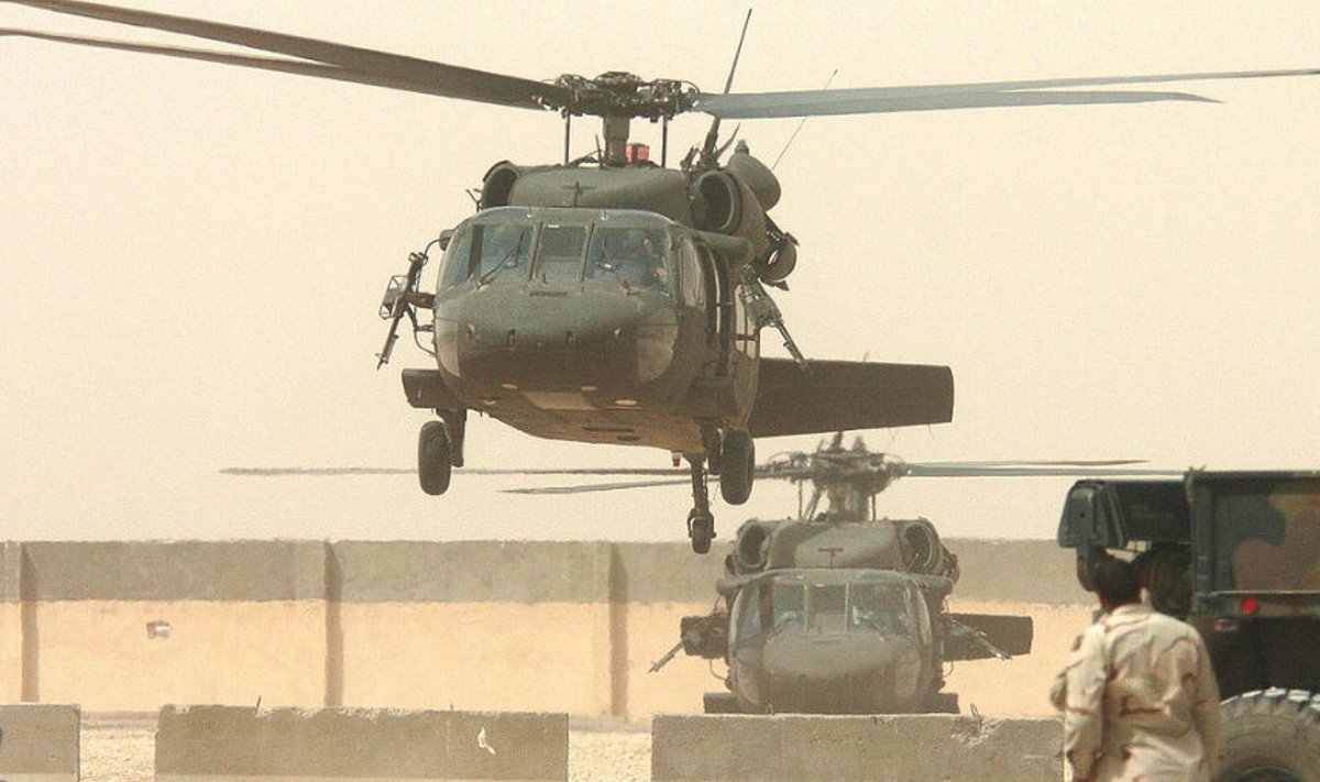 Black Hawk helikopterid Iraagis.