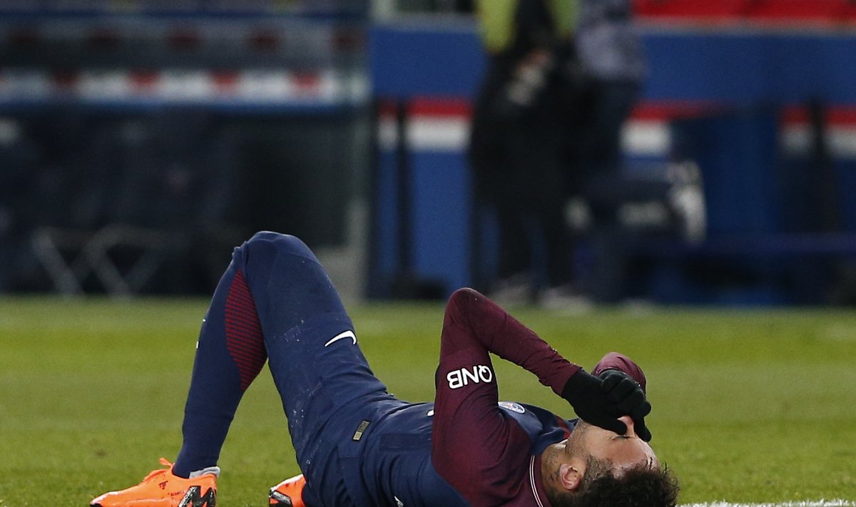 Neymar sai vigastada kohtumises Marseille Olympique vastu