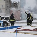 FOTOD SÜNDMUSKOHALT: Tallinnas Nõmmel põles rehviladu
