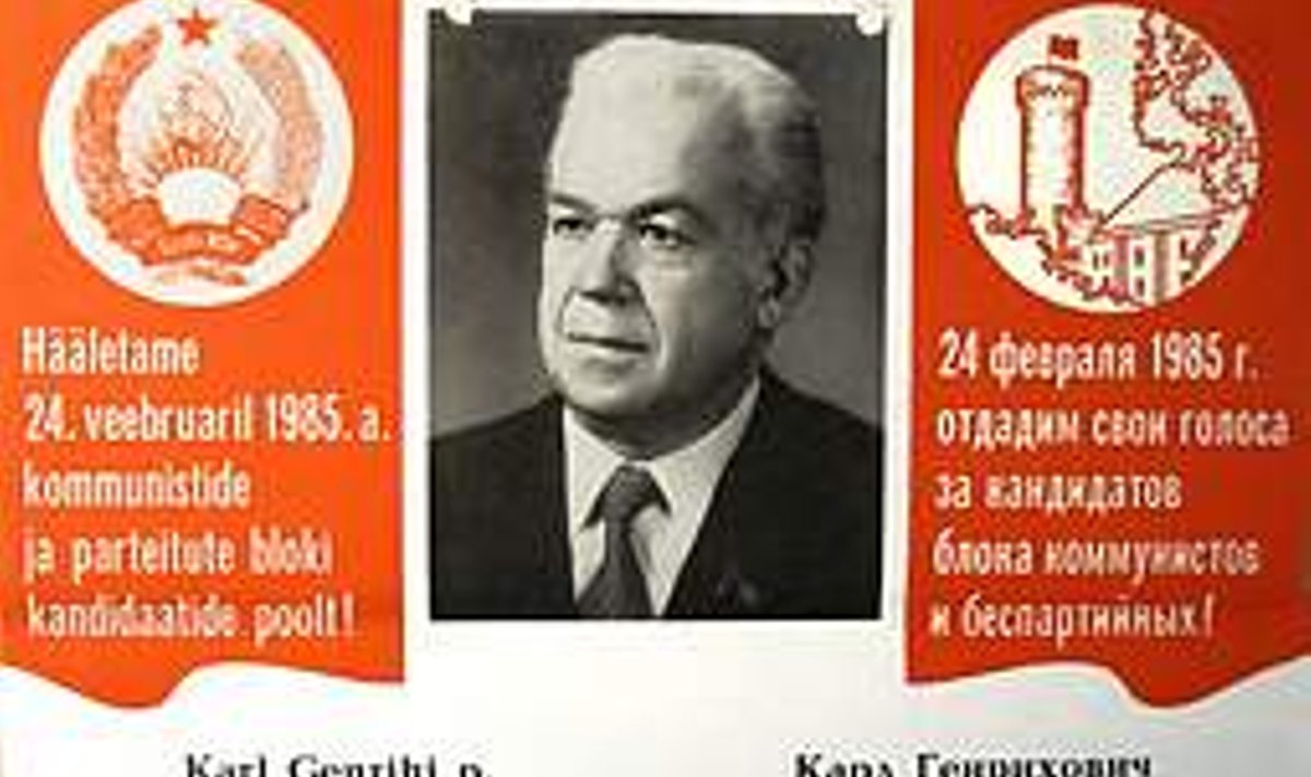 Demokraatia eest! Karl Vainot saatis valimistel alati edu. Riigiarhiiv / Tarmo Vahter
