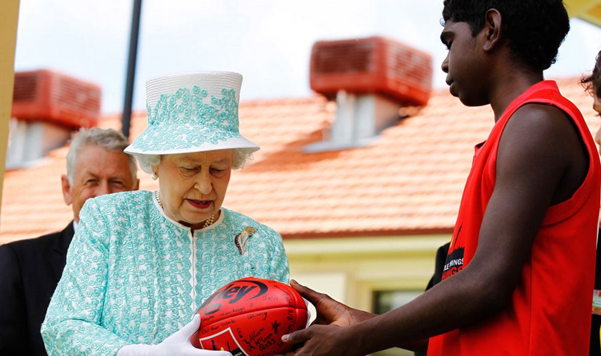 Austraalia jalgpall on olnud riigi rahvuslik uhkus, mis väärib ka kuninganna tähelepanu. Kas nüüd saab sellest häbiplekk? Foto: Reuters/Scanpix