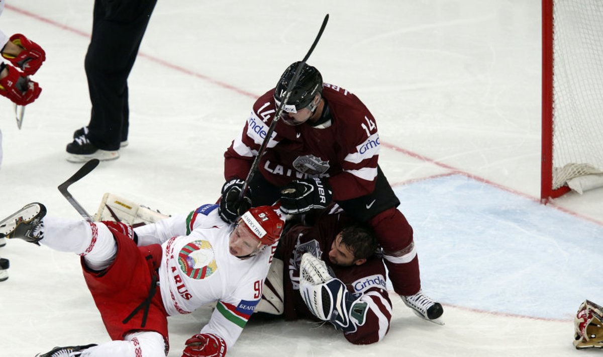 Läti - Valgevene jäähoki MM-il