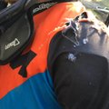 ФОТО | Мотоциклист чудом остался жив: в Мяннику между деревьев натянули колючую проволоку