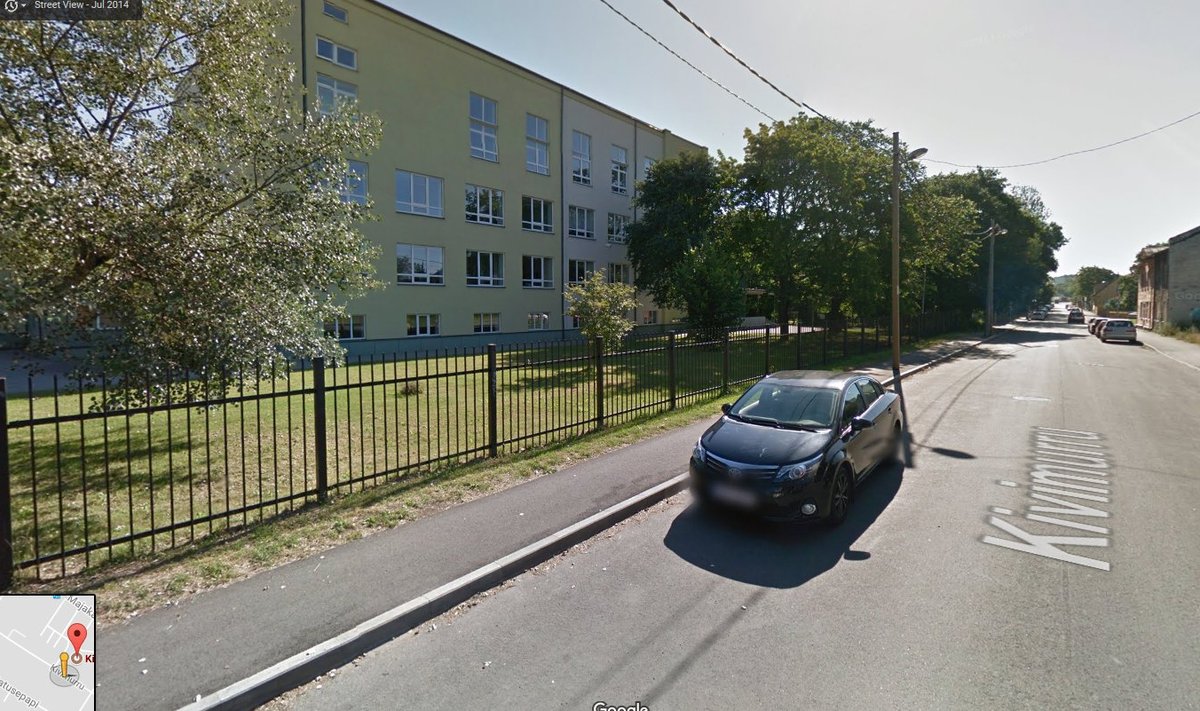 Tallinn, Kivimurru 9 juures (Google Street View ekraanitõmmis)