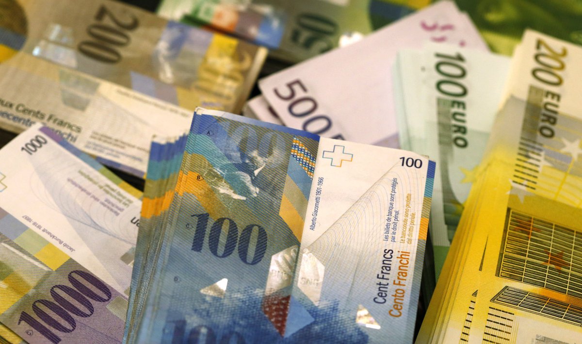 Šveitsi frangid ja eurod