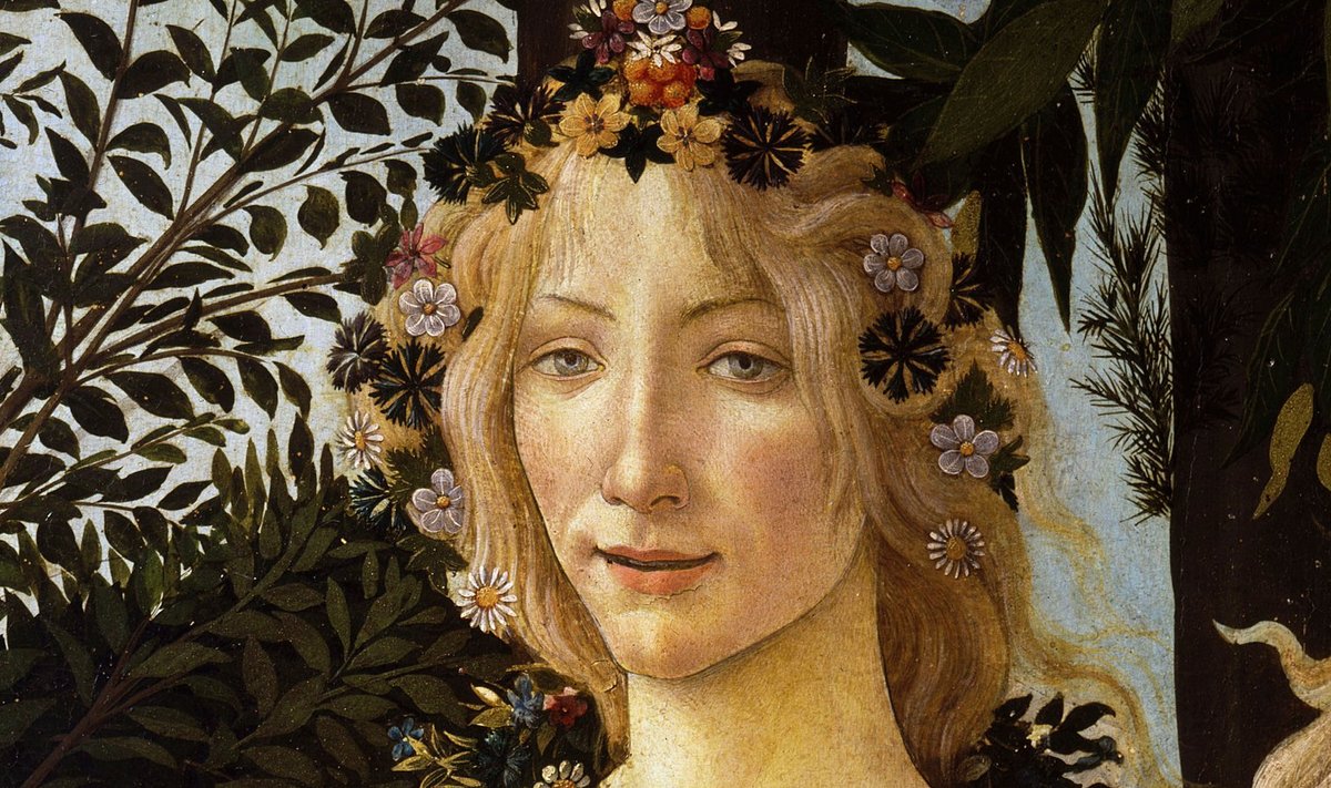 Fragment Botticelli maalist “Kevad”.