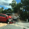 ФОТО: В ДТП на Хаапсалуском шоссе пострадали три человека