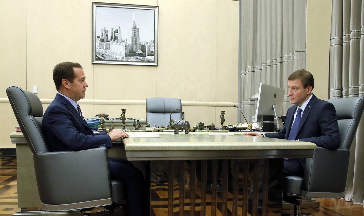 Dmitri Medvedev ja Andrei Turtšak