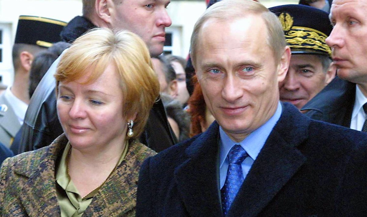 Ljudmilla Putina ja Vladimir Putin