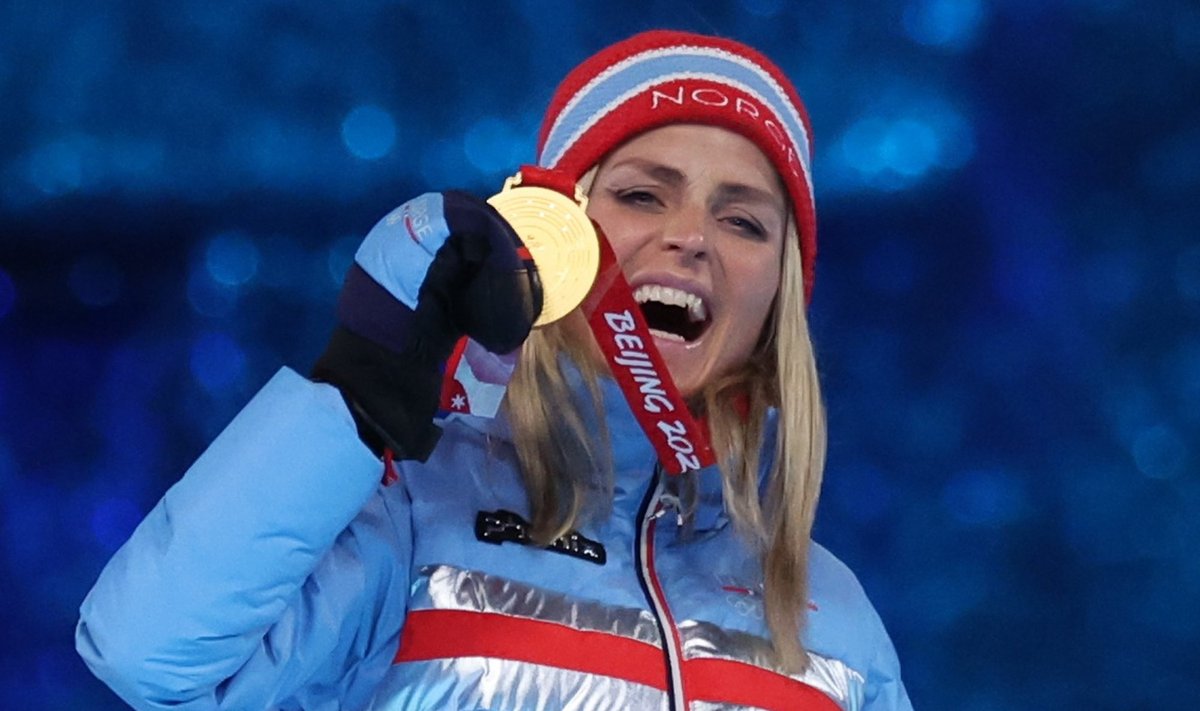  Therese Johaug on võitnud juba 25 tiitlivõistluste medalit.