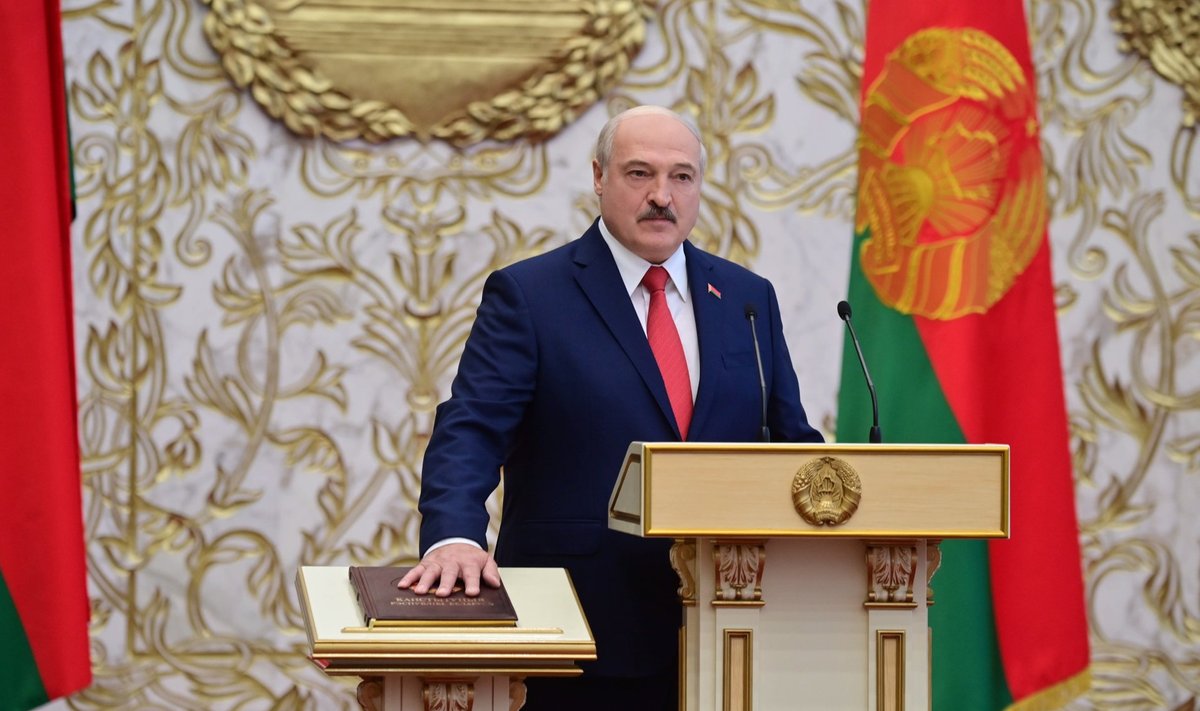 Valgevene presidendi ametisse nimetamine.