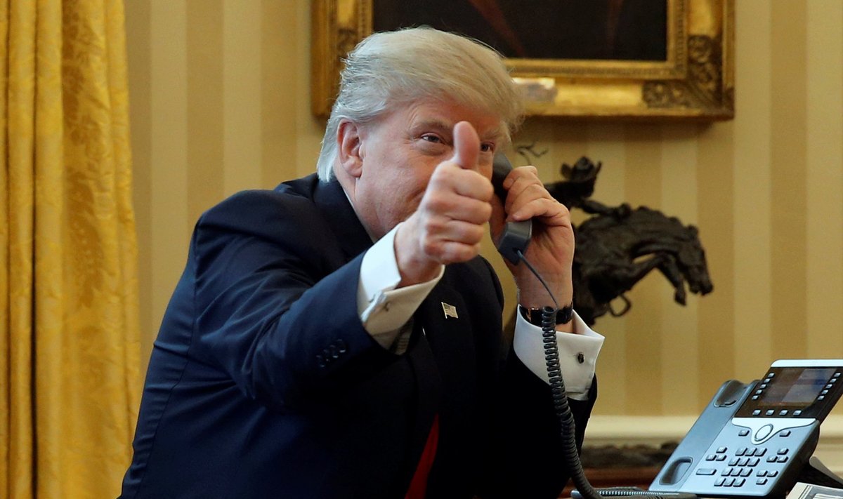 Donald Trump ei soovinud õnne telefonitsi, vaid saatis Eestile tervituse kirja teel.
