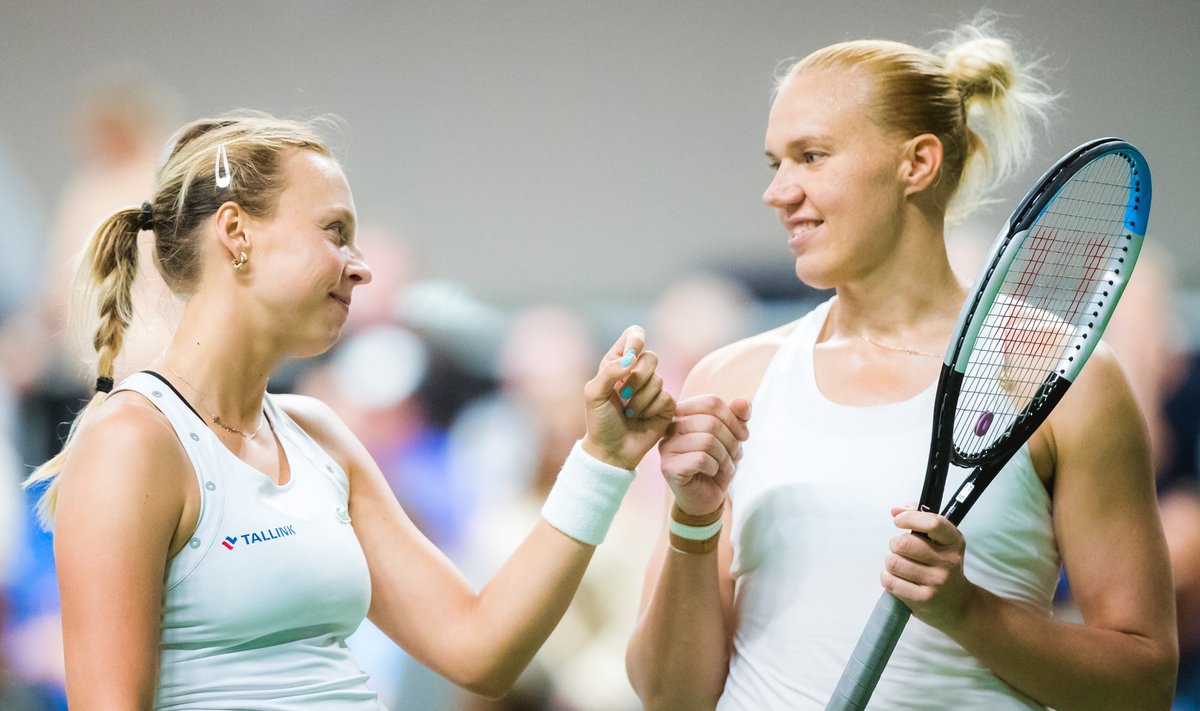 Anett Kontaveit ja Kaia Kanepi