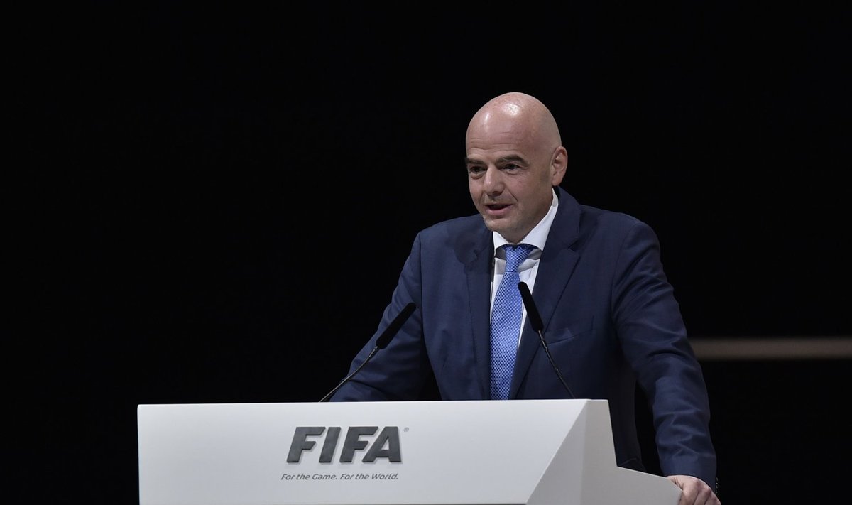 Uus FIFA president Gianni Infantino