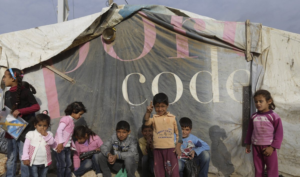Liibanoni põgenikelaagri lapsed
