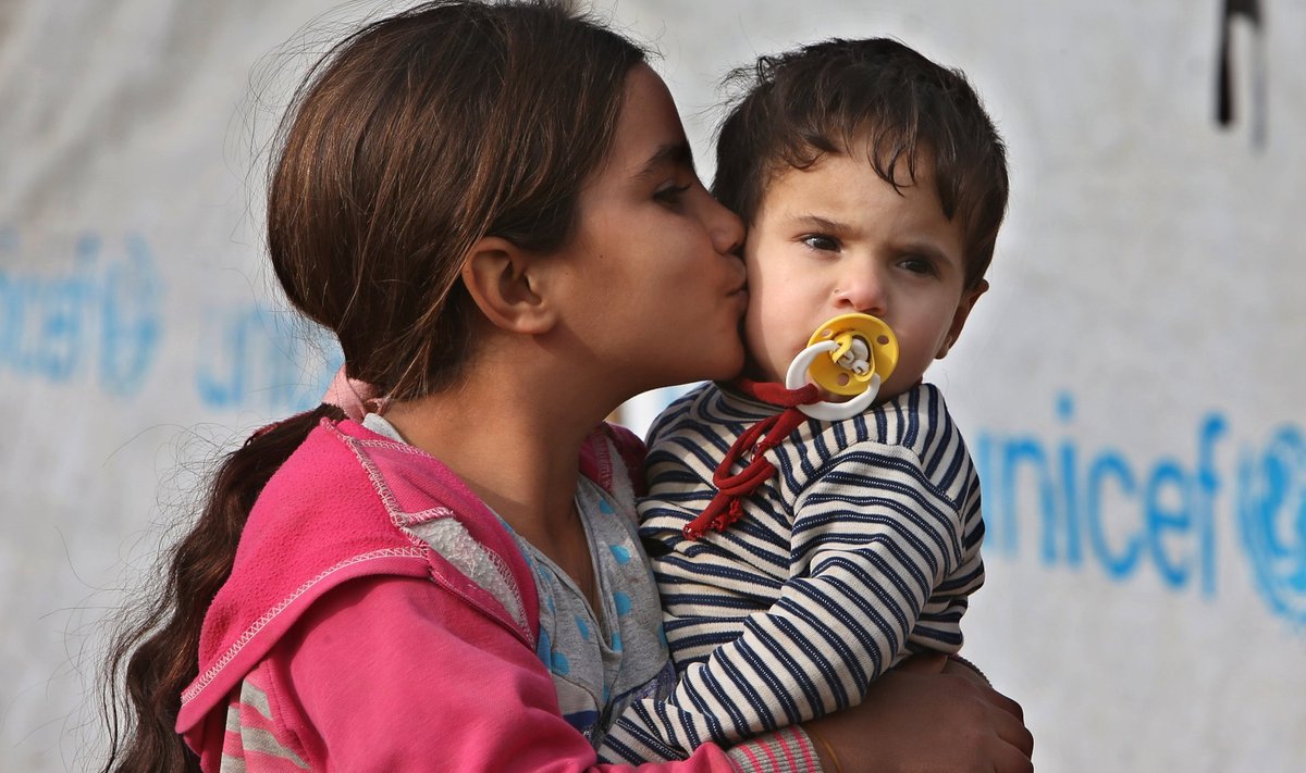 Süüria põgenikud Liibanoni põgenikelaagris