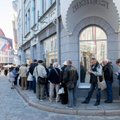 FOTOD: Tallinnas moodustasid Vene riigiduumat valida soovinud inimesed pika järjekorra