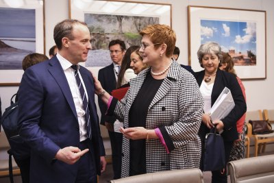 Dominic Raab ja Austraalia välisminister Marise Payne