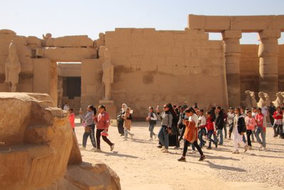 Egiptuse lapsed kooliekskursioonil