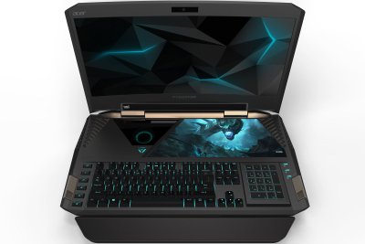 Aceri mängusülearvuti Predator 21 X jahmatab oma massiivsusega ilmselt ka paljunäinud mängusõpra.