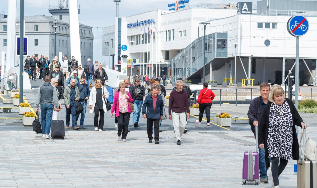 Kõige enam tuleb Eestisse Soome turiste, kes tihti tulevad siia laevaga.