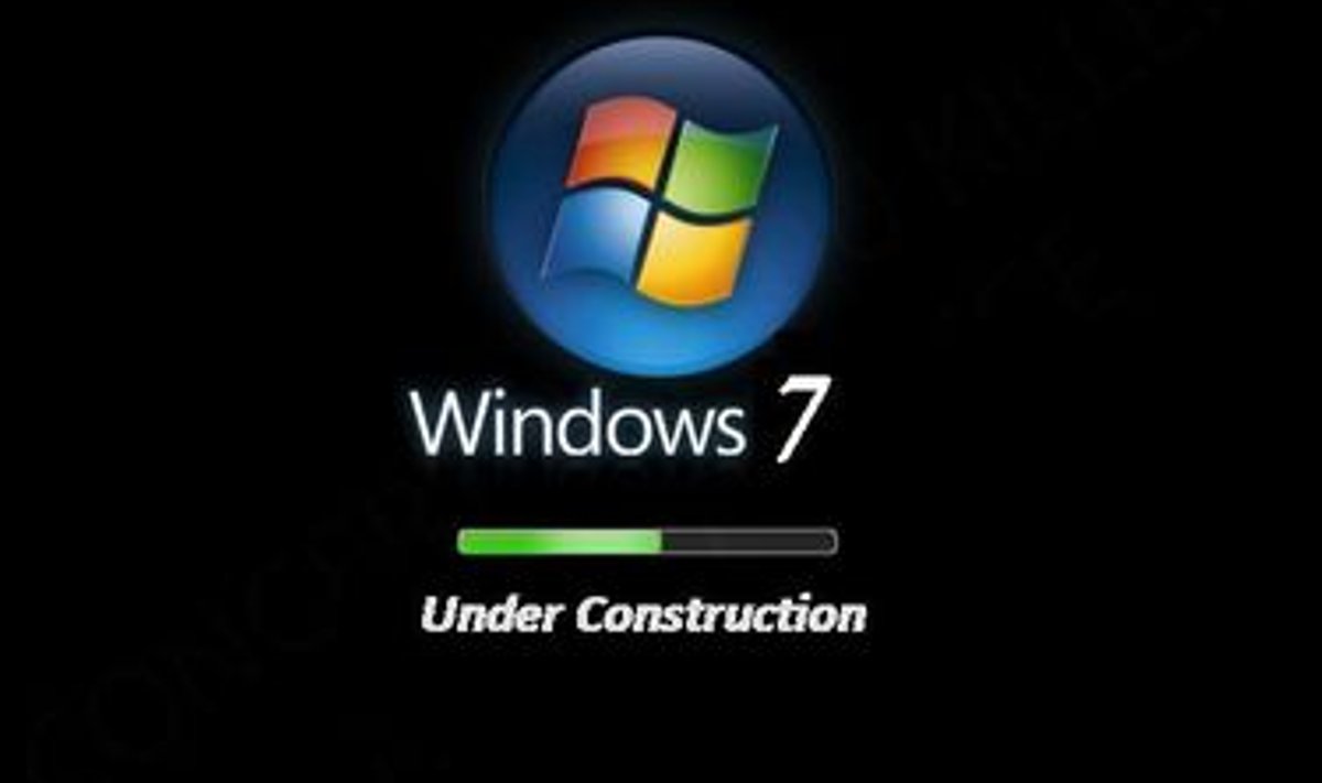 OS Windows 7 on alles arendusjärgus.