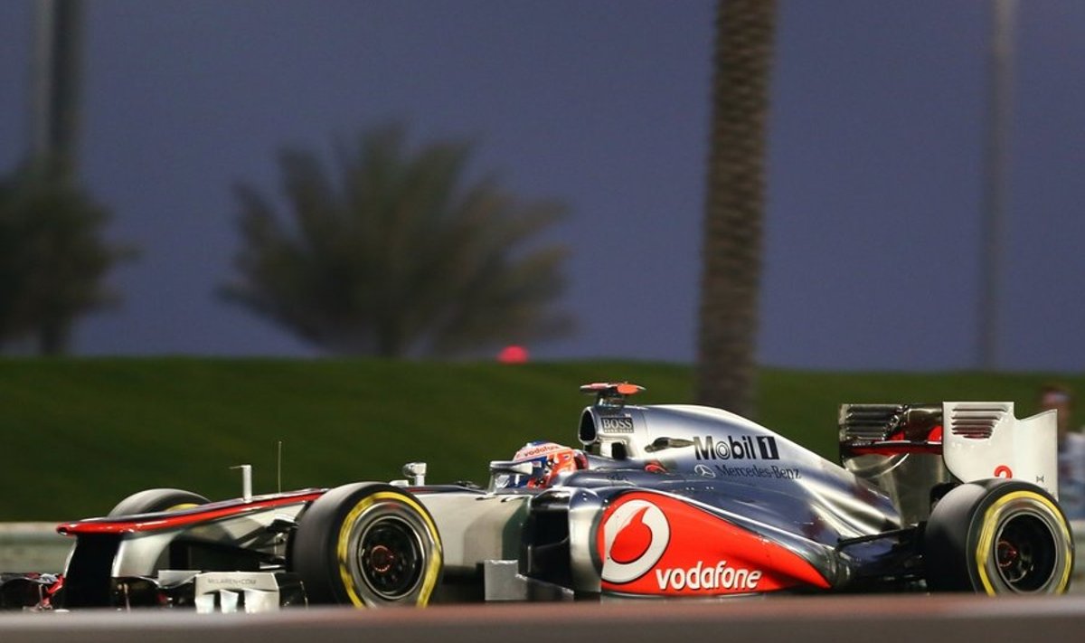 Jenson Button Abu Dhabis