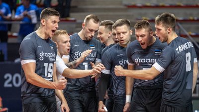 Мужская сборные Эстонии по волейболу
