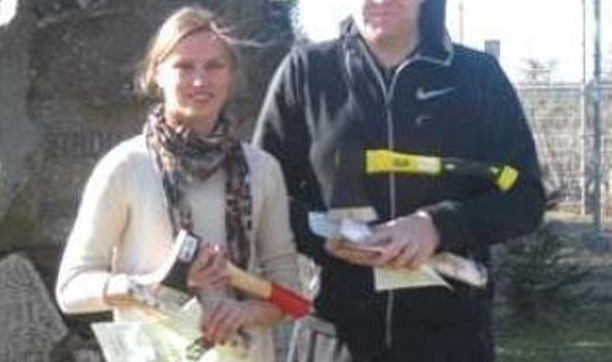 Ardu kirve võitjad: Svetlana Uustalu ja Alvar Kasera. Foto:Liia Kannik