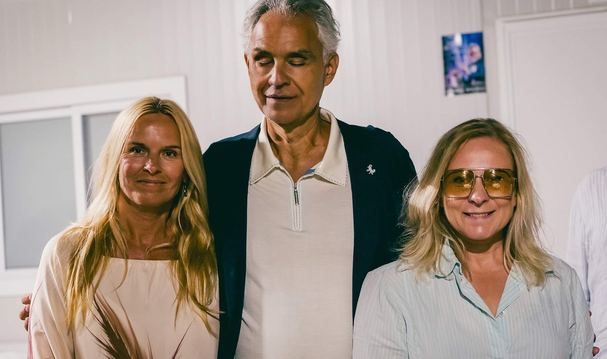 Tiina Ristimets, Andrea Bocelli ja Heidit Kaio